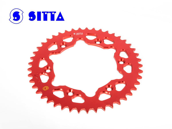 Sitta 208D red rear sprocket; illustrative product image