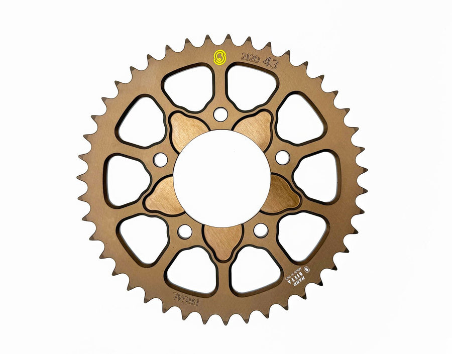 Sitta 212D rear sprocket series illustration; tooth count, chain width and finish may differ.