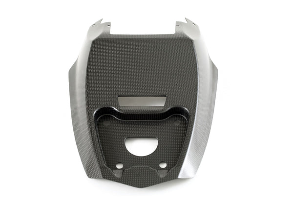 MOTOCORSE Seat, tail heat cover OEM - large Trama del carbonio e finitura superficiale