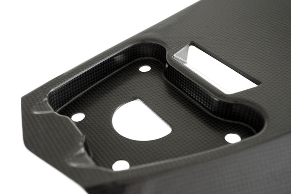 MOTOCORSE Seat, tail heat cover OEM - large Trama del carbonio e finitura superficiale