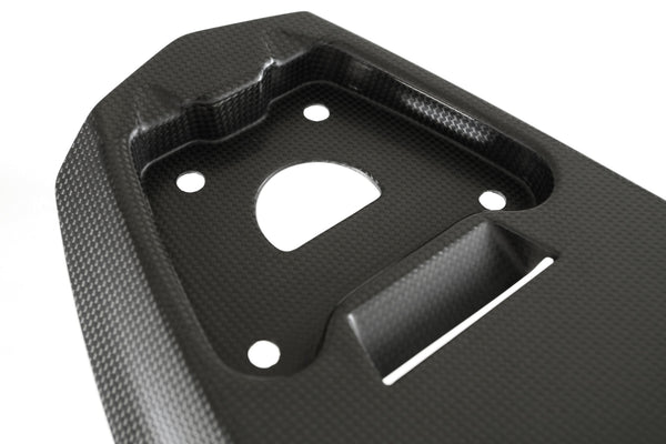 MOTOCORSE Seat, tail heat cover OEM - large Trama del carbonio e finitura superficiale