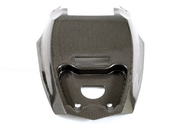 MOTOCORSE Seat, tail heat cover OEM - large Trama del carbonio e finitura superficiale