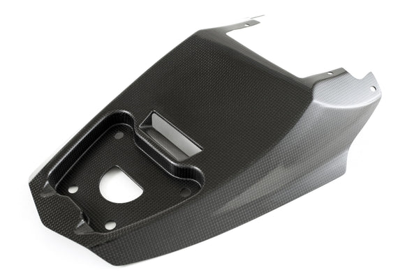 MOTOCORSE Seat, tail heat cover OEM - large Trama del carbonio e finitura superficiale