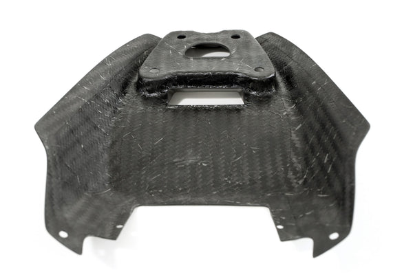 MOTOCORSE Seat, tail heat cover OEM - large Trama del carbonio e finitura superficiale