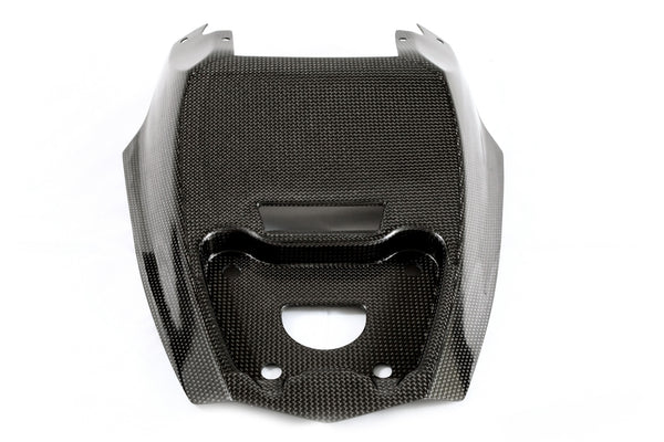 MOTOCORSE Seat, tail heat cover OEM - large Trama del carbonio e finitura superficiale