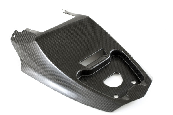 MOTOCORSE Seat, tail heat cover OEM - large Trama del carbonio e finitura superficiale