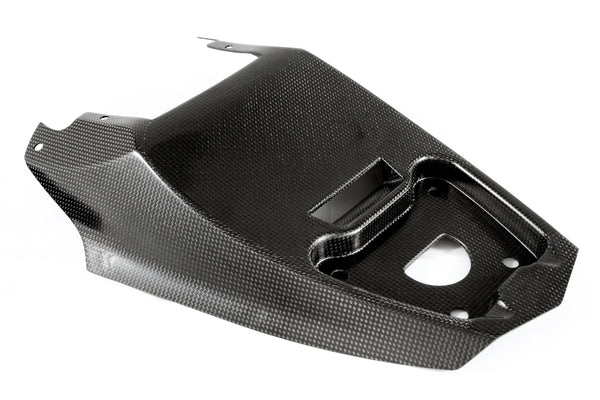 MOTOCORSE Seat, tail heat cover OEM - large Trama del carbonio e finitura superficiale