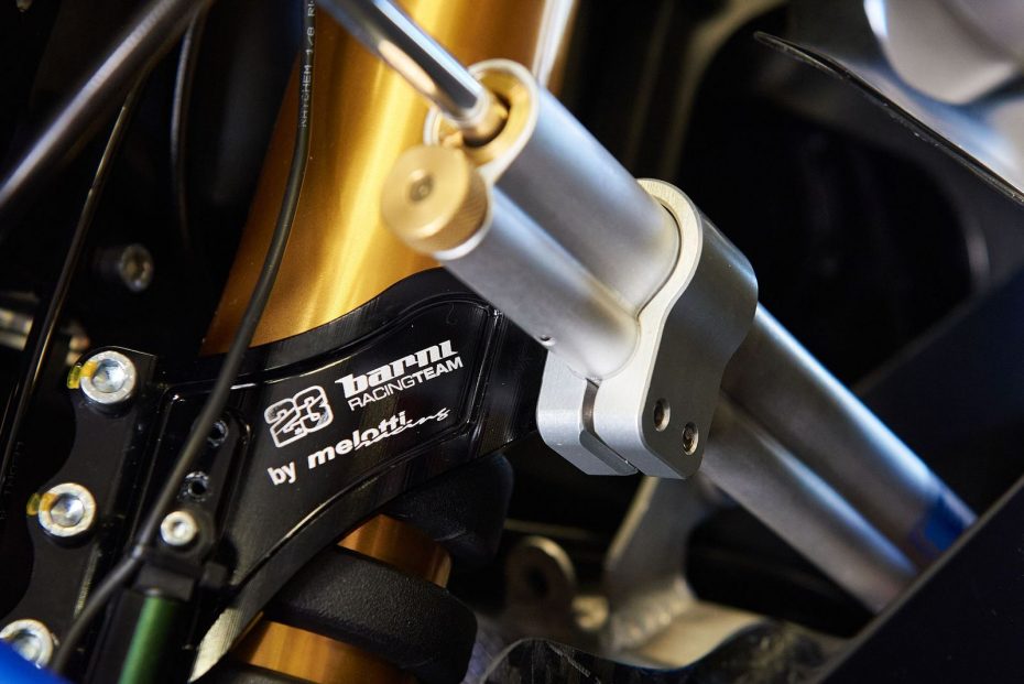 Melotti Racing Side Steering Damper Mount Kit for Ducati Panigale V4 (2018-2024)