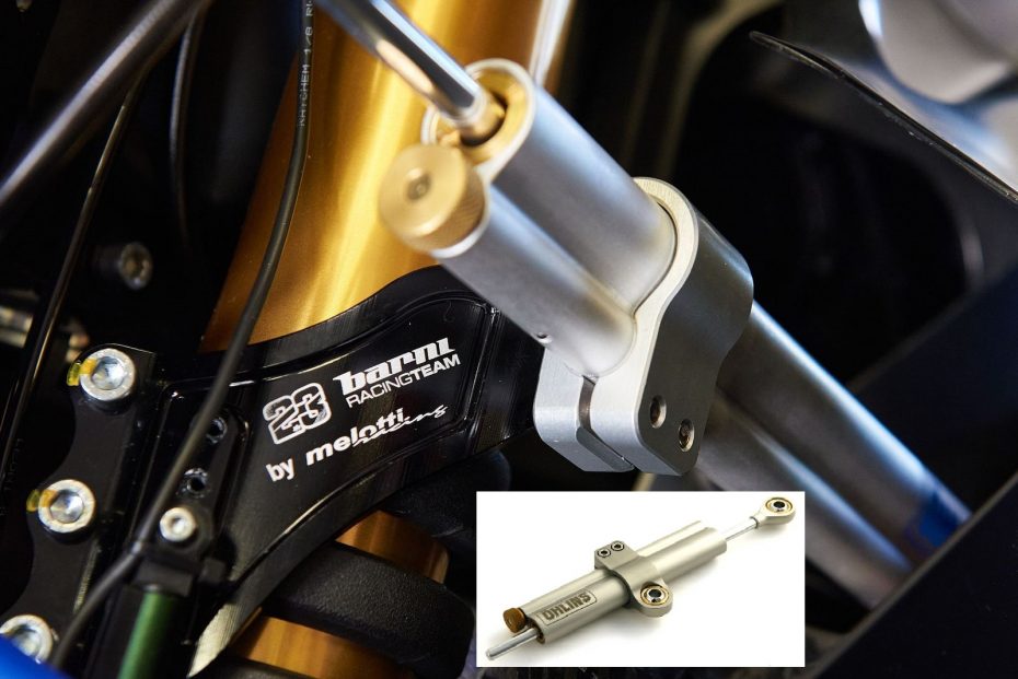 Melotti Racing Side Mount Kit with Ohlins Steering Damper for Ducati Panigale V4