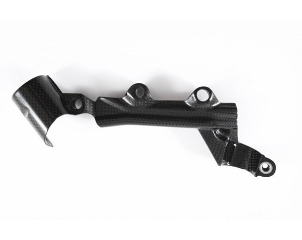 MOTOCORSE Rear brake reservoir mount Trama del carbonio e finitura superficiale - 2