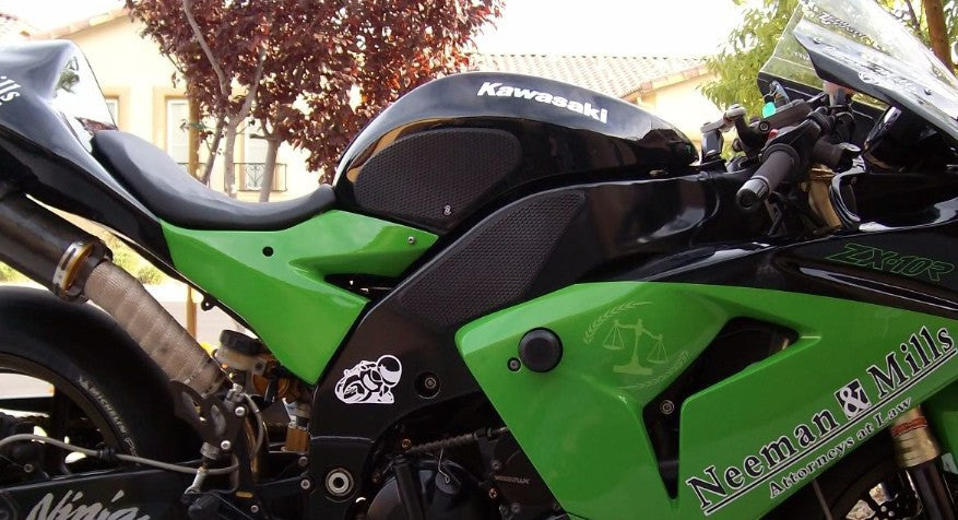 TECHSPEC Tank Grip Pads for Kawasaki ZX-10R (04-07) — photo 1