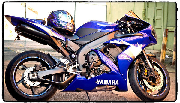 TECHSPEC Tank Grip Pads for Yamaha YZF-R1 (04-06) — photo 2