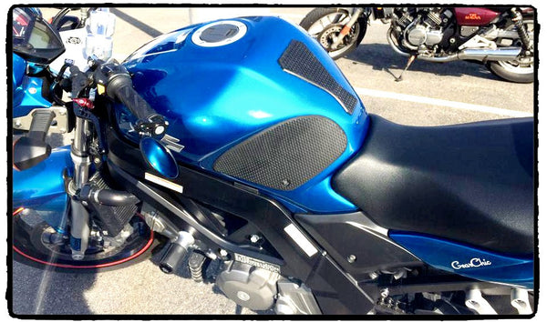 TECHSPEC Tank Grip Pads for Suzuki SV650 / SV1000 (03-13) — photo 3