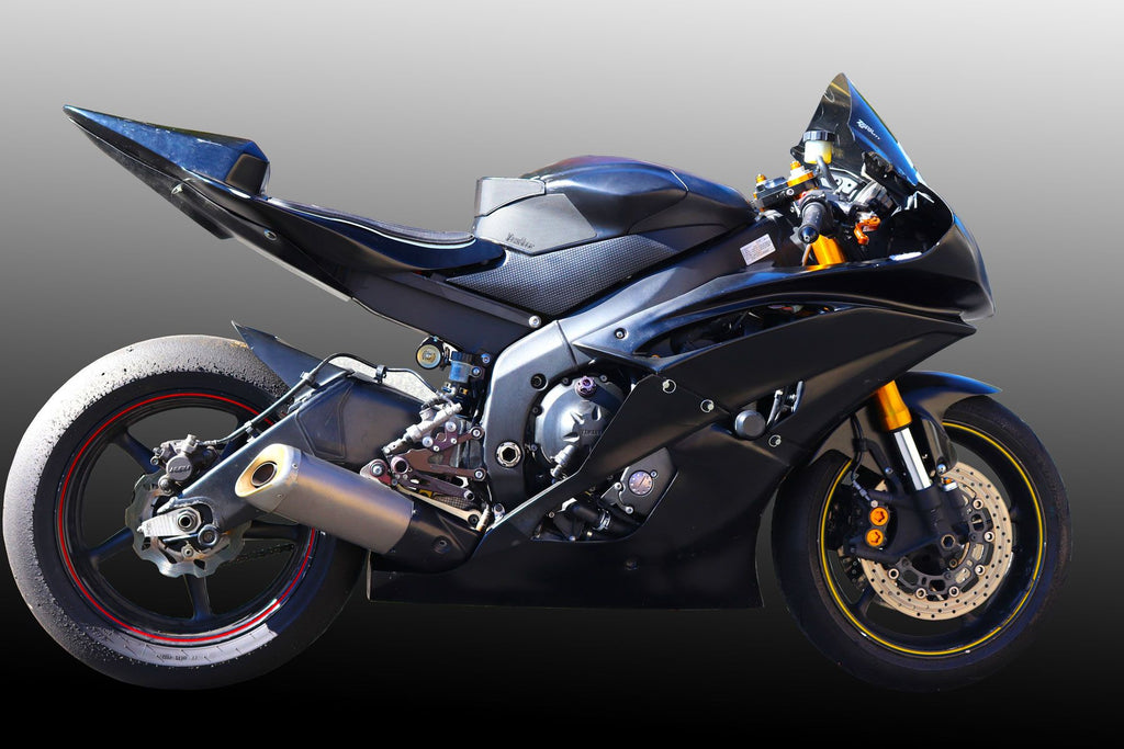 TECHSPEC Tank Extender and Tank Grip Pads for Yamaha YZF-R6 (08-16) — photo 1