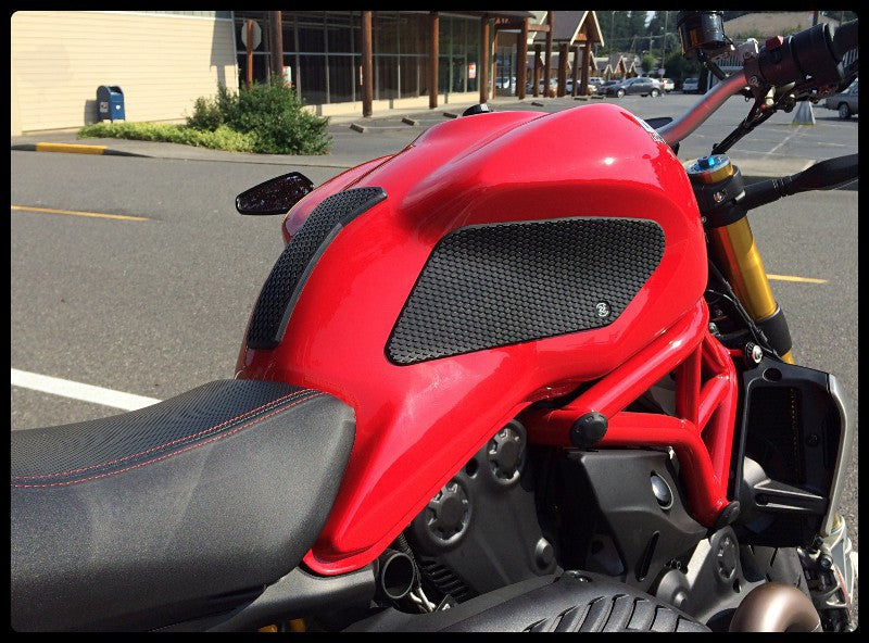 TECHSPEC Tank Grip Pads for Ducati Monster 821 / 1200 (14-16) and 1200 R
