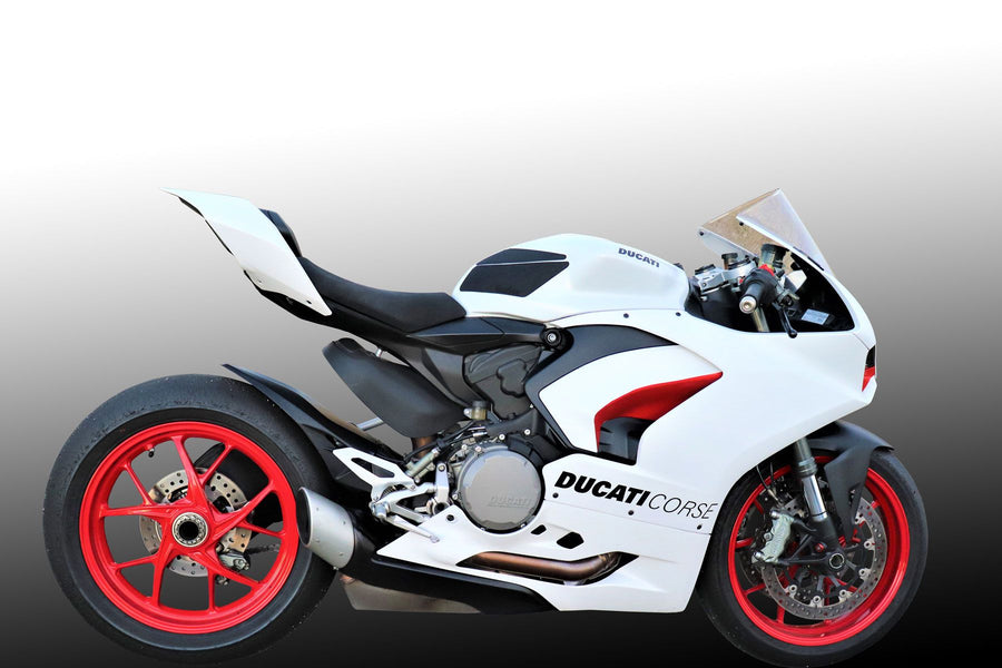 TECHSPEC Tank Grip Pads TRACK DAY Style for Ducati Panigale V2 / 1299 / 1199 / 959 / 899 — photo 1