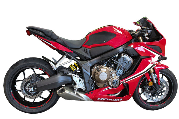 TECHSPEC Tank Grip Pads TRACK DESIGN for Honda CBR650RR and CB650R (2019+) — photo 1