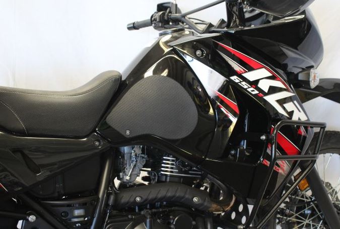 TECHSPEC Tank Grip Pads for Kawasaki KLR 650 (98+) Snake Skin Grips — photo 1