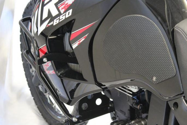 TECHSPEC Tank Grip Pads for Kawasaki KLR 650 (98+) Snake Skin Grips — photo 3