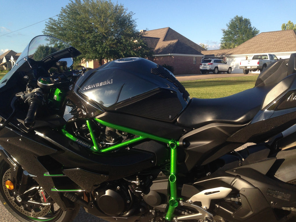 TECHSPEC Tank Grip Pads for Kawasaki Ninja H2 (15+) — photo 1