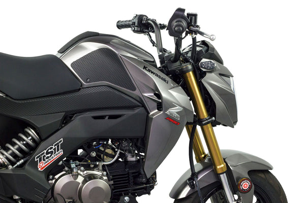 TECHSPEC Tank Grip Pads for Kawasaki Z125 Pro (2016+) — photo 1