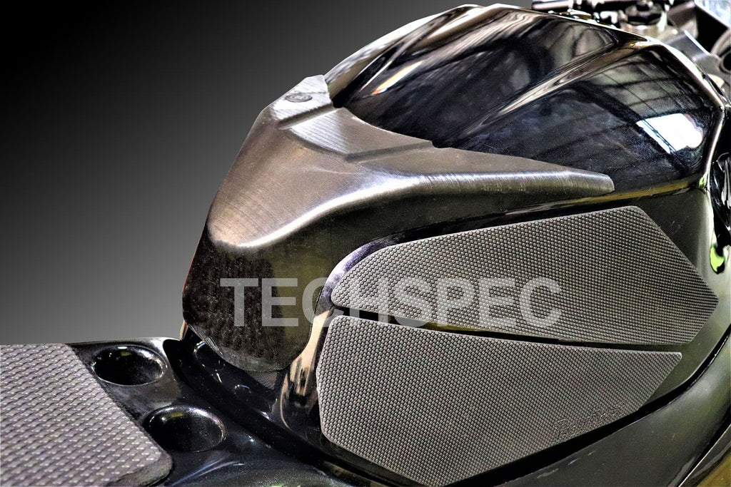 TECHSPEC Tank Extender and Tank Grip Pads for Kawasaki Ninja 400 / 500 & Z400 / Z500 — photo 1