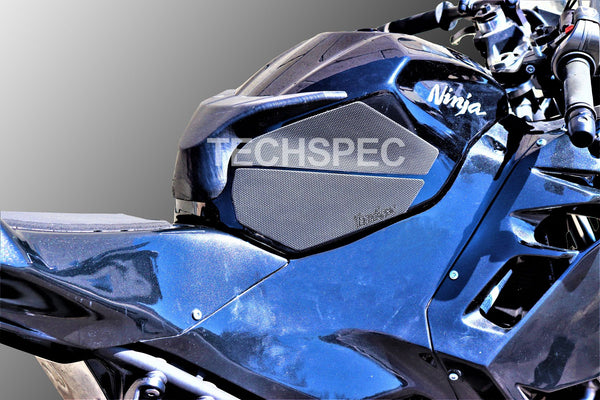 TECHSPEC Tank Extender and Tank Grip Pads for Kawasaki Ninja 400 / 500 & Z400 / Z500 — photo 4
