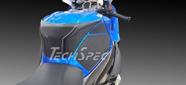 TECHSPEC Tank Extender and Tank Grip Pads for Suzuki GSX-R600 / GSX-R750 (2011+) — photo 2