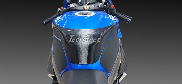 TECHSPEC Tank Extender and Tank Grip Pads for Suzuki GSX-R600 / GSX-R750 (2011+) — photo 3