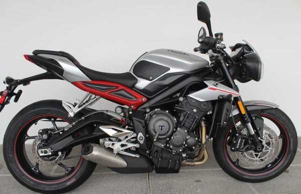 TECHSPEC Tank Grip Pads for Triumph Street Triple 675 / 765, and Daytona 675 (13-23) — photo 1
