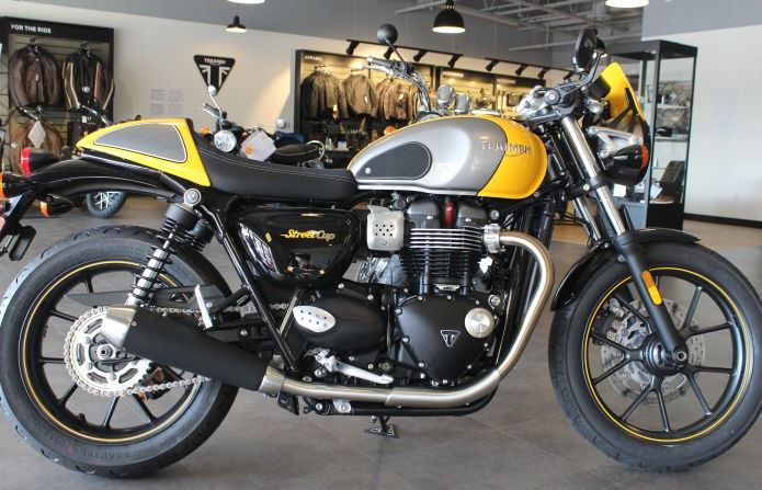 TECHSPEC Tank Grip Pads for Triumph Street Cup (2017+) — photo 1