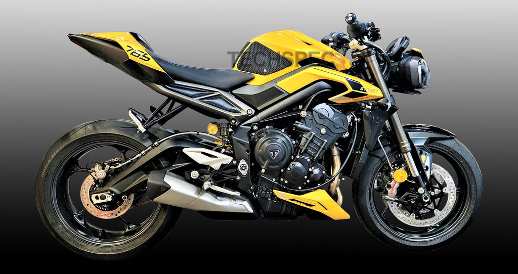 TECHSPEC Tank Grip Pads for Triumph Street Triple 765 / RS (2024+) — photo 1