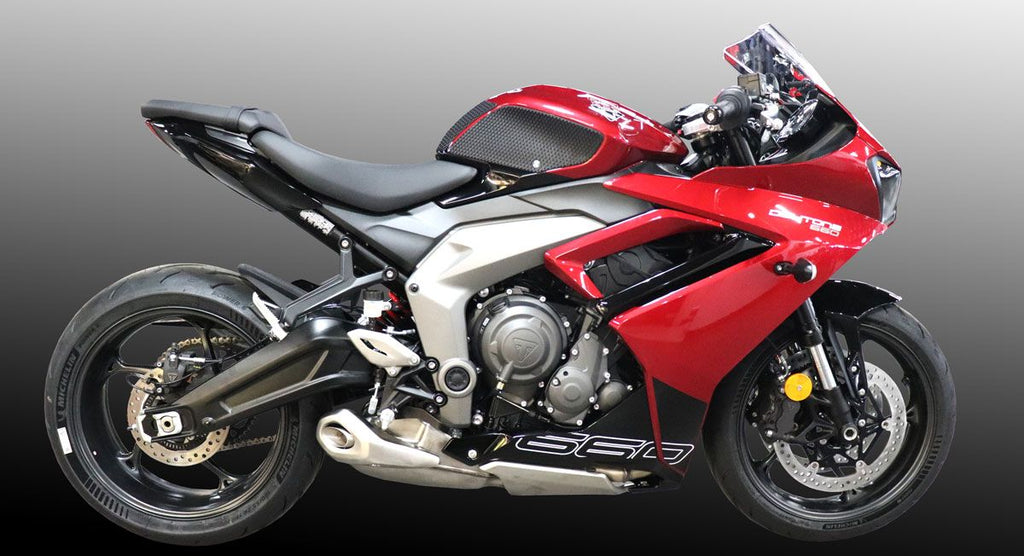 TECHSPEC Tank Grip Pads - 4 Piece Kit - for Triumph Daytona 660 (2024+) — photo 1