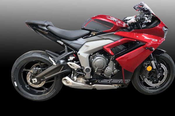 TECHSPEC Tank Grip Pads - 6 Piece Kit - for Triumph Daytona 660 (2024+) — photo 3