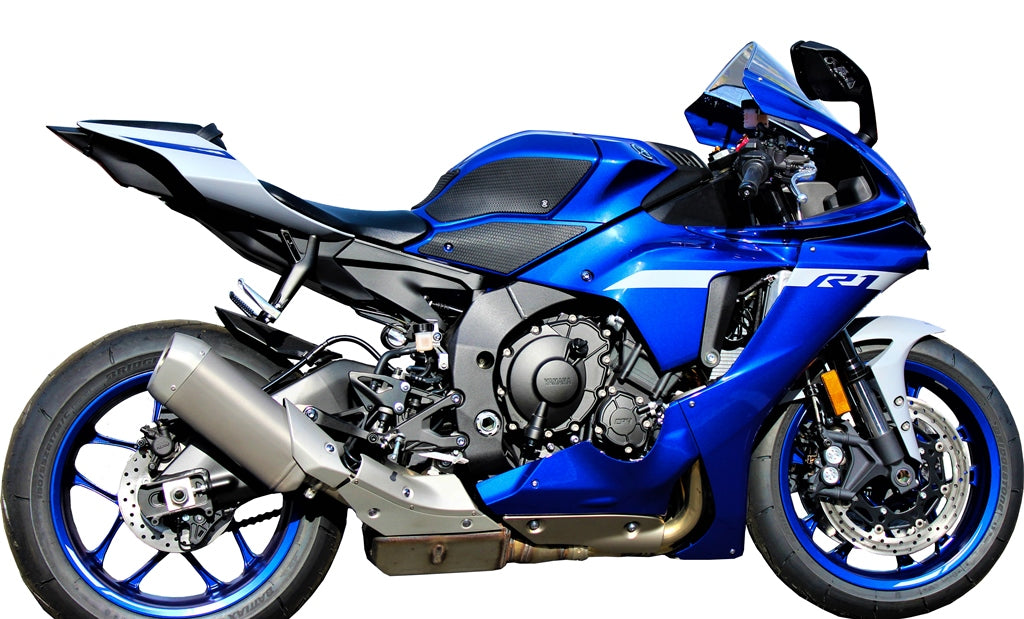 TECHSPEC Tank Grip Five Piece Tank Pad Kit for Yamaha YZF-R1 / YZF-R1M (2015+) — photo 1