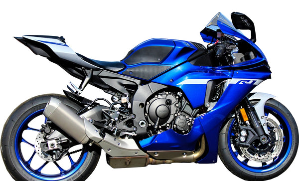 TECHSPEC Tank Grip Five Piece Tank Pad Kit for Yamaha YZF-R1 / YZF-R1M (2015+) — photo 1