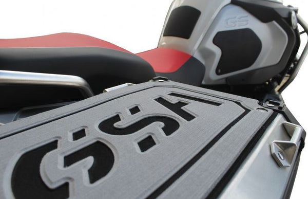 TECHSPEC Pannier Guards for BMW R 1200 / 1250 GS Adventure (GSA) (14-24) Left - 44Itr, and Right - 36Itr - Gray / Black — photo 3
