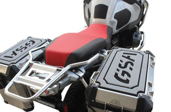 TECHSPEC Pannier Lid Guards for BMW R 1200 / 1250 GS Adventure (GSA) (14-24) Combo Pkg, Right, Left and Tail Set - Gray / Black — photo 1