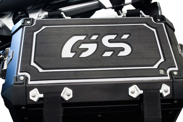 TECHSPEC Pannier Guards for BMW R 1200 / 1250 GS (14-24) Left - 44Itr, and Right - 36Itr - Black / Gray — photo 2