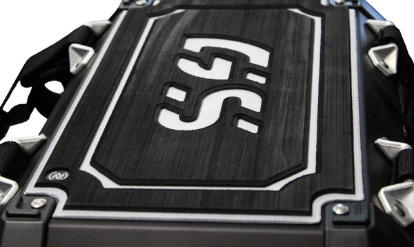 TECHSPEC Pannier Guards for BMW R 1200 / 1250 GS (14-24) Left - 44Itr, and Right - 36Itr - Black / Gray — photo 3