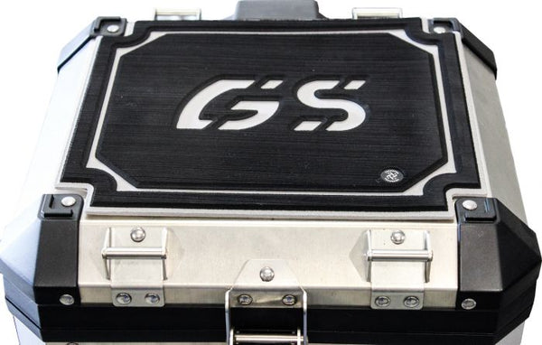 TECHSPEC Pannier Guards for BMW R 1200 / 1250 GS  (14+) Tail / Back 32 Itr Black on Gray — photo 2