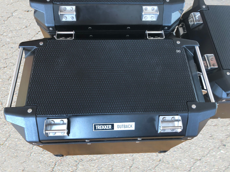 TECHSPEC Pannier Guards for Triumph Givi Outback 48ltr Right and 37ltr Left Snake Skin — photo 1