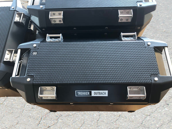 TECHSPEC Pannier Guards for Triumph Givi Outback 48ltr Right and 37ltr Left Snake Skin — photo 3