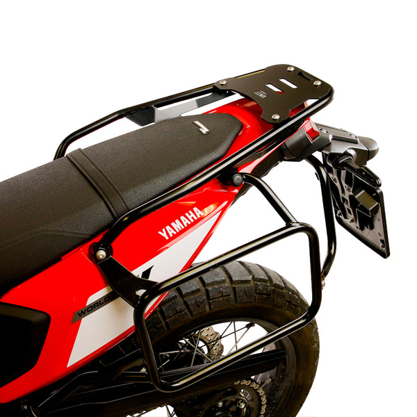 Unit Garage 3206_BL+ Inox Subframes for Atlas aluminum side panniers Yamaha Ténéré 700