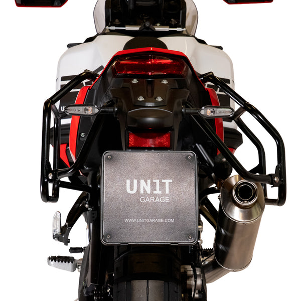 Unit Garage 3206_BL+ Inox Subframes for Atlas aluminum side panniers Yamaha Ténéré 700