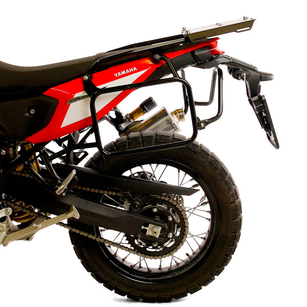 Unit Garage 3206_BL+ Inox Subframes for Atlas aluminum side panniers Yamaha Ténéré 700