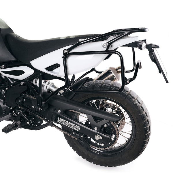 Unit Garage DPS-UGSET-4587 Pair of Atlas aluminium bags 39L+32L + Subframes for aluminum side panniers Royal Enfield Himalayan 450 for aftermarket exhaust (2024 until now)