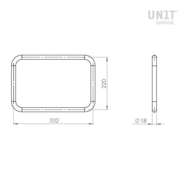 Unit Garage DPS-UGSET-4755 Pair of Atlas aluminium bags 48L+48L  + R80G/S and R80 GS Basic frames for Atlas aluminum panniers