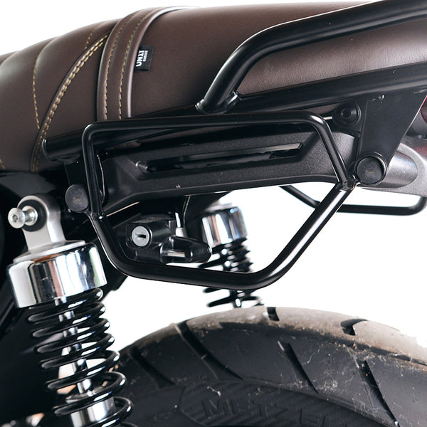 Unit Garage DPS-UGSET-4695 Waxed suede side pannier Pure + Left Frame Honda GB350S