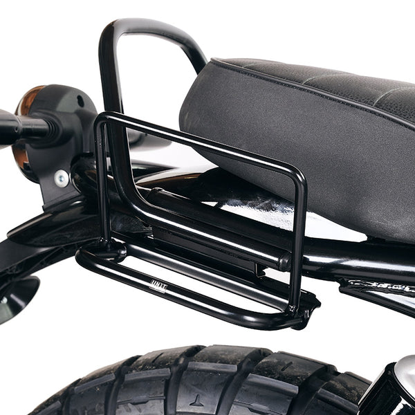 Unit Garage DPS-UGSET-4689 Waxed suede side pannier Pure + Royal Enfield subframe Bear 650